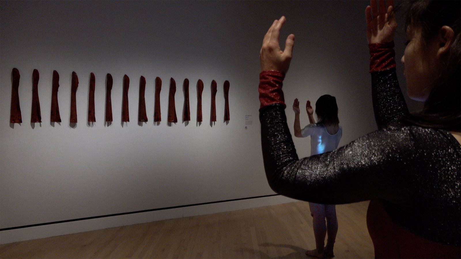Tanya Lukin Linklater, Untitled (for Sonya Kelliher-Combs), 2018, site-specific performance, plinth, dimensions variable. Performance documentation, Art for a New Understanding, Native Art 1950s to Now, Crystal Bridges Museum of American Art, Bentonville, USA, 2018