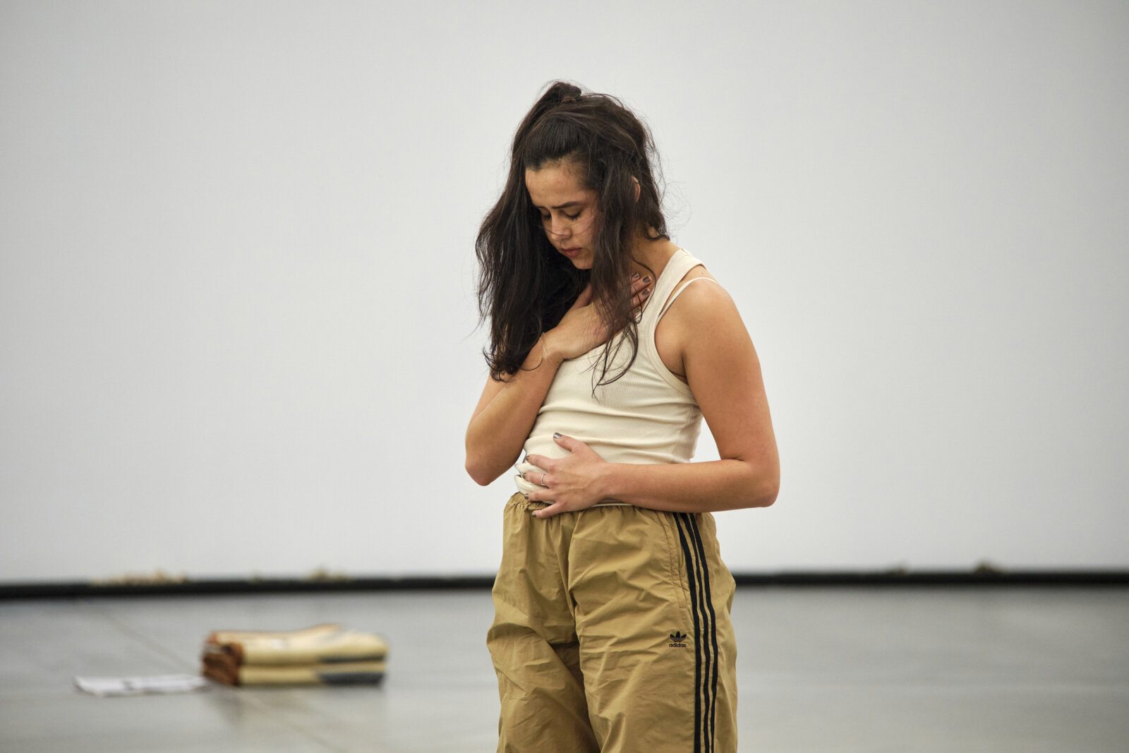 Tanya Lukin Linklater, bison bison (dance_hum for dirtbath), 2025, performance view, Dia Chelsea, New York, USA, 2025. Photo: Don Stahl. Courtesy Dia Art Foundation⁠