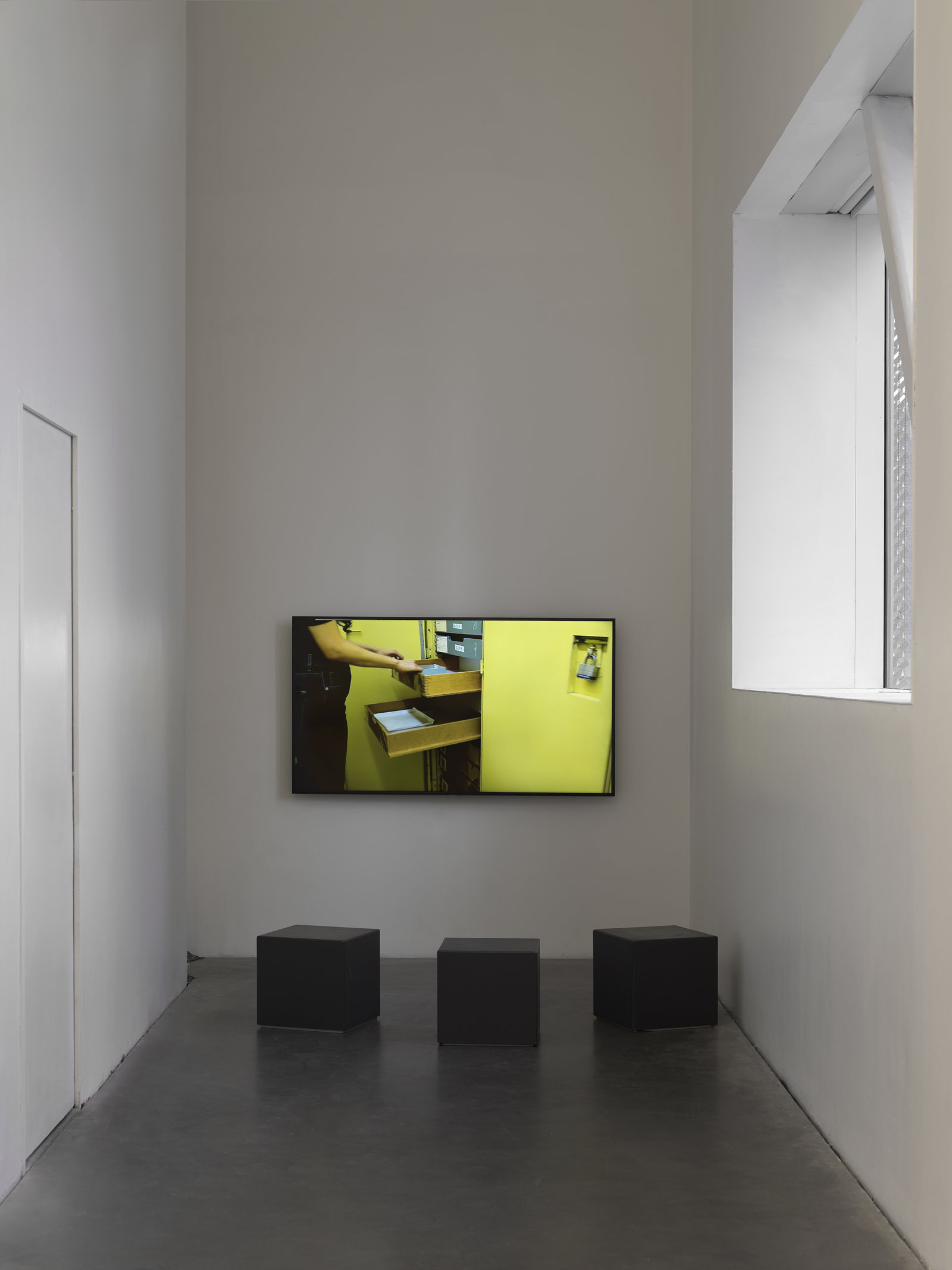 Tanya Lukin Linklater, An amplification through many minds, 2019, video, 36 minutes, 32 seconds. Installation view, New Museum Triennial: Soft Water Hard Stone, The New Museum, New York, USA, 2021