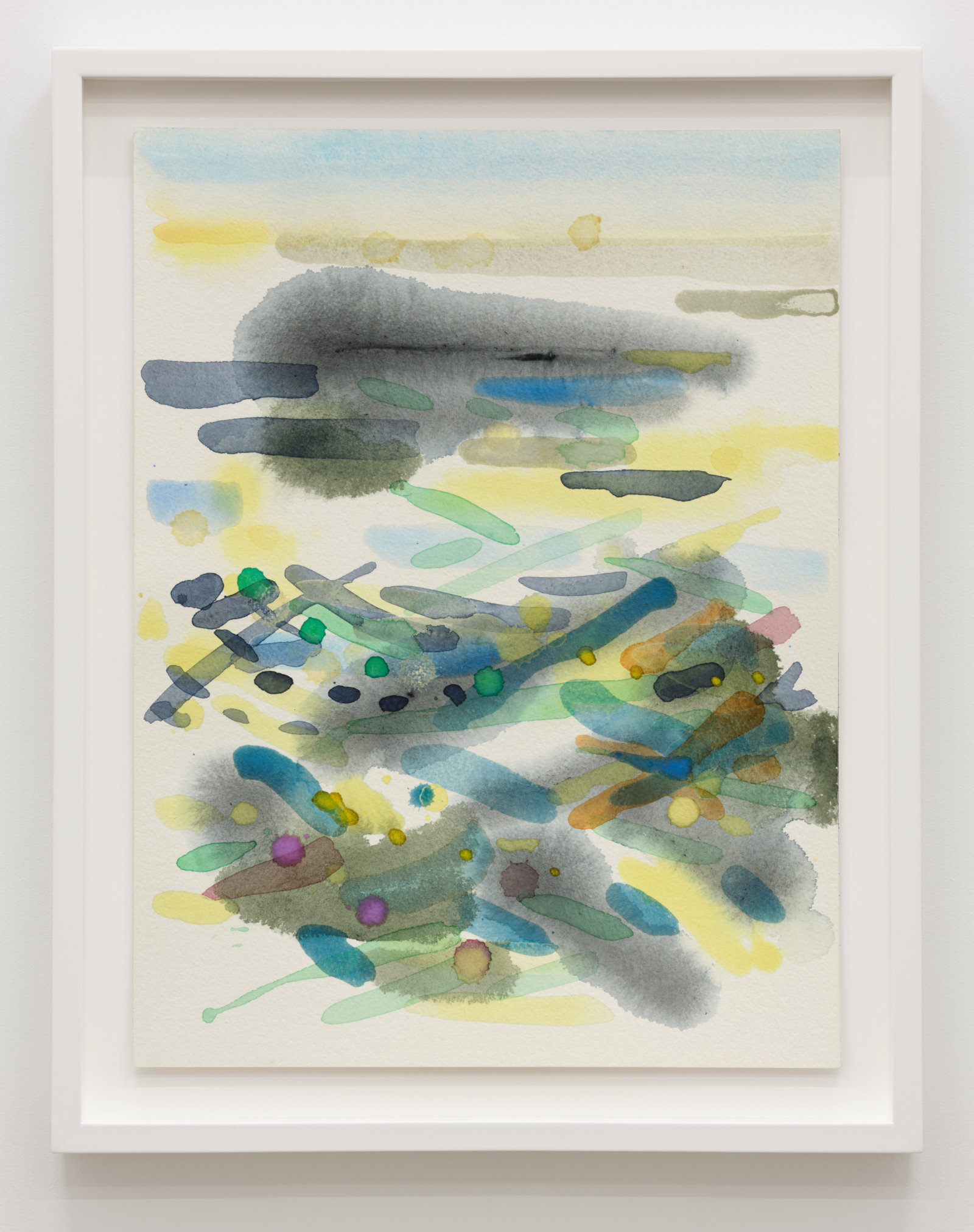 Christina Mackie, from the deck, 2021, watercolour on paper, 16 x 12 in. (41 x 31 cm)