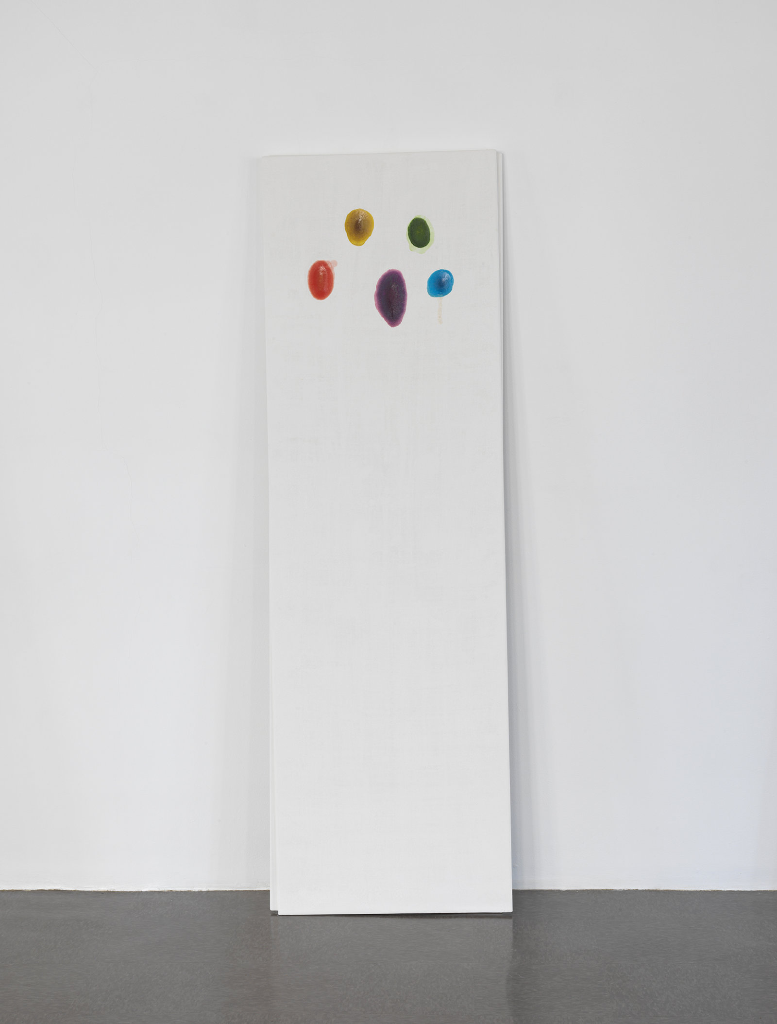 Christina Mackie, Chalk no. 4, 2014, birch, gesso, watercolour, 78 x 24 in. (198 x 62 cm)
