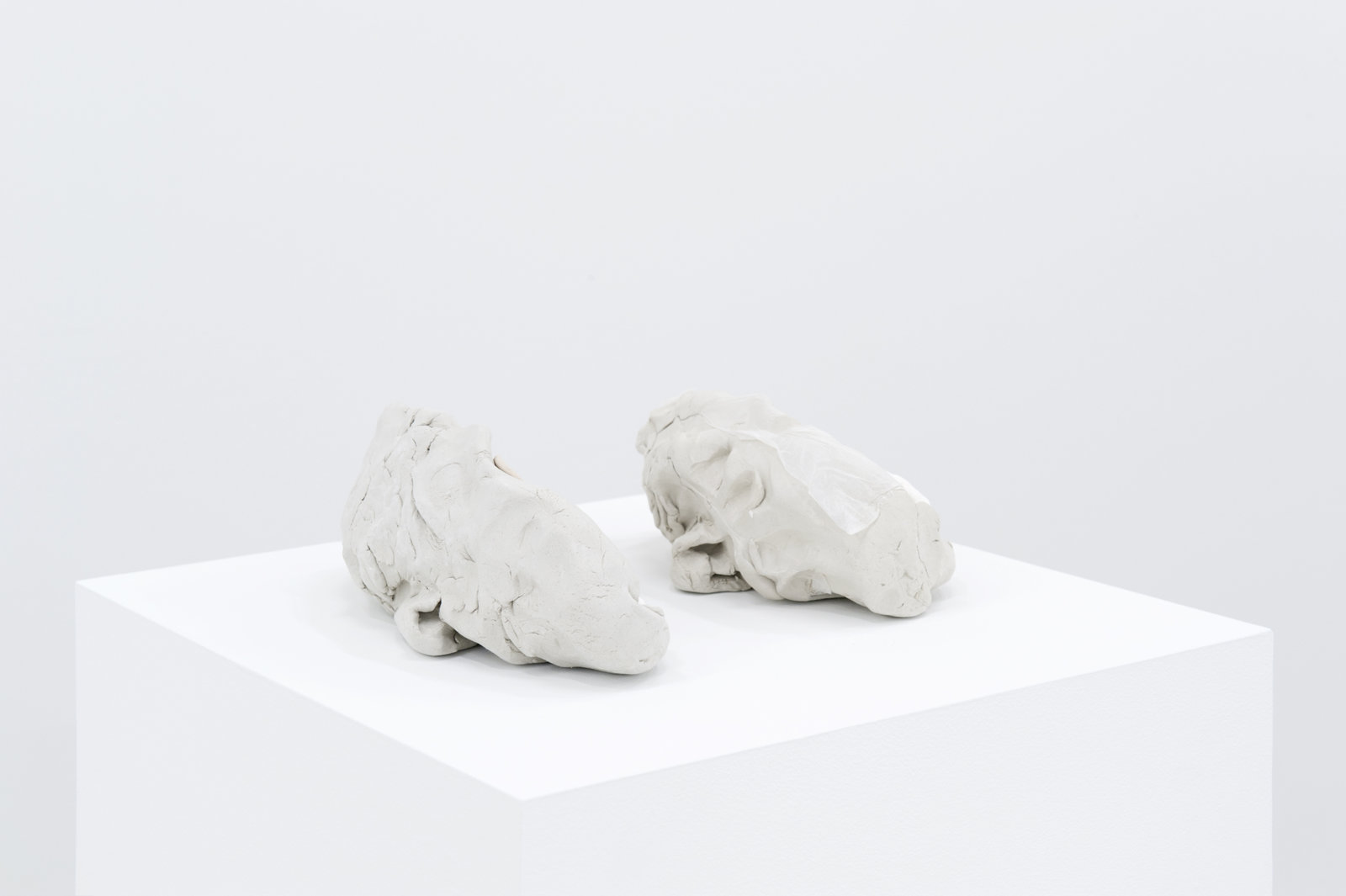 Christina Mackie, Deadheads, 2010, polymer clays, nylon reinforced air drying clay, jade, quartz, 10 x 6 x 5 in. (25 x 15 x 13 cm)