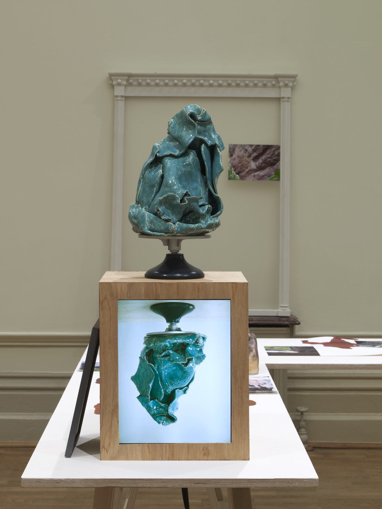 Christina Mackie, The Judges III (detail), 2013, mixed media, dimensions variable. Installation view, Nottingham Castle Museum, 2013
