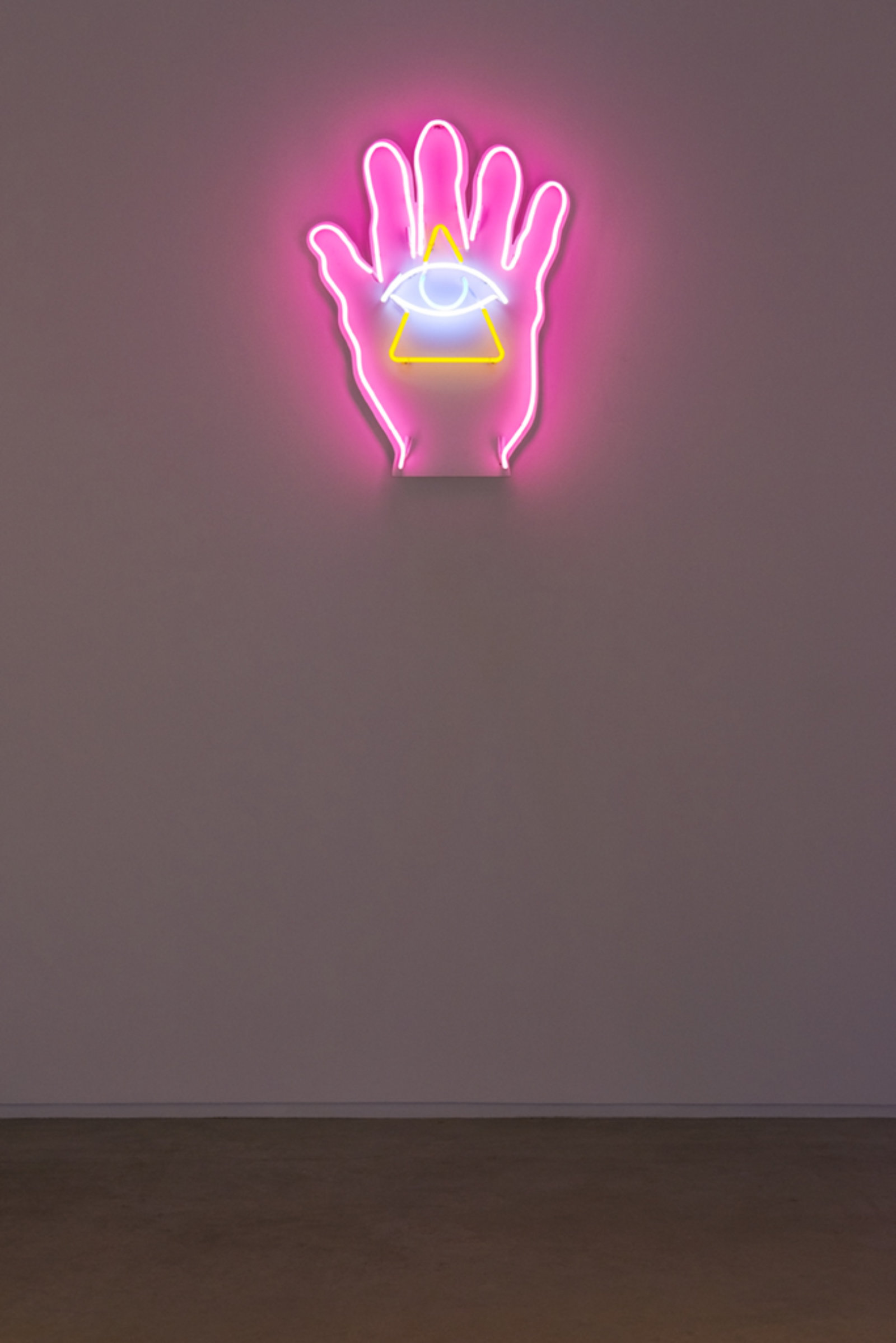 ​Myfanwy MacLeod, Five, 2015, neon, 44 x 28 x 5 in. (112 x 71 x 13 cm) by 