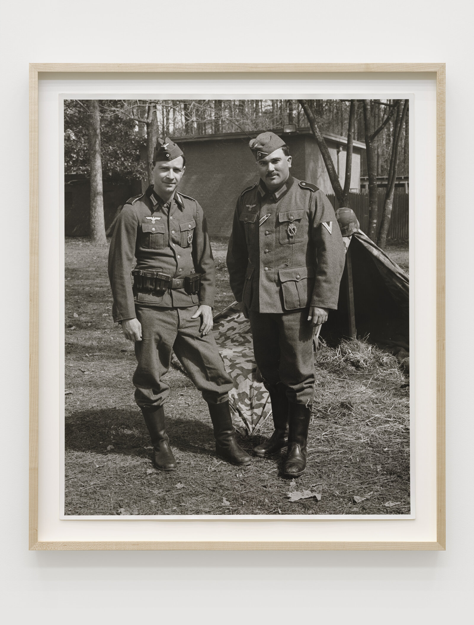 Liz Magor, A Pair - Kompanie 226, 1994, silver print, 27 x 24 in. (69 x 60 cm)