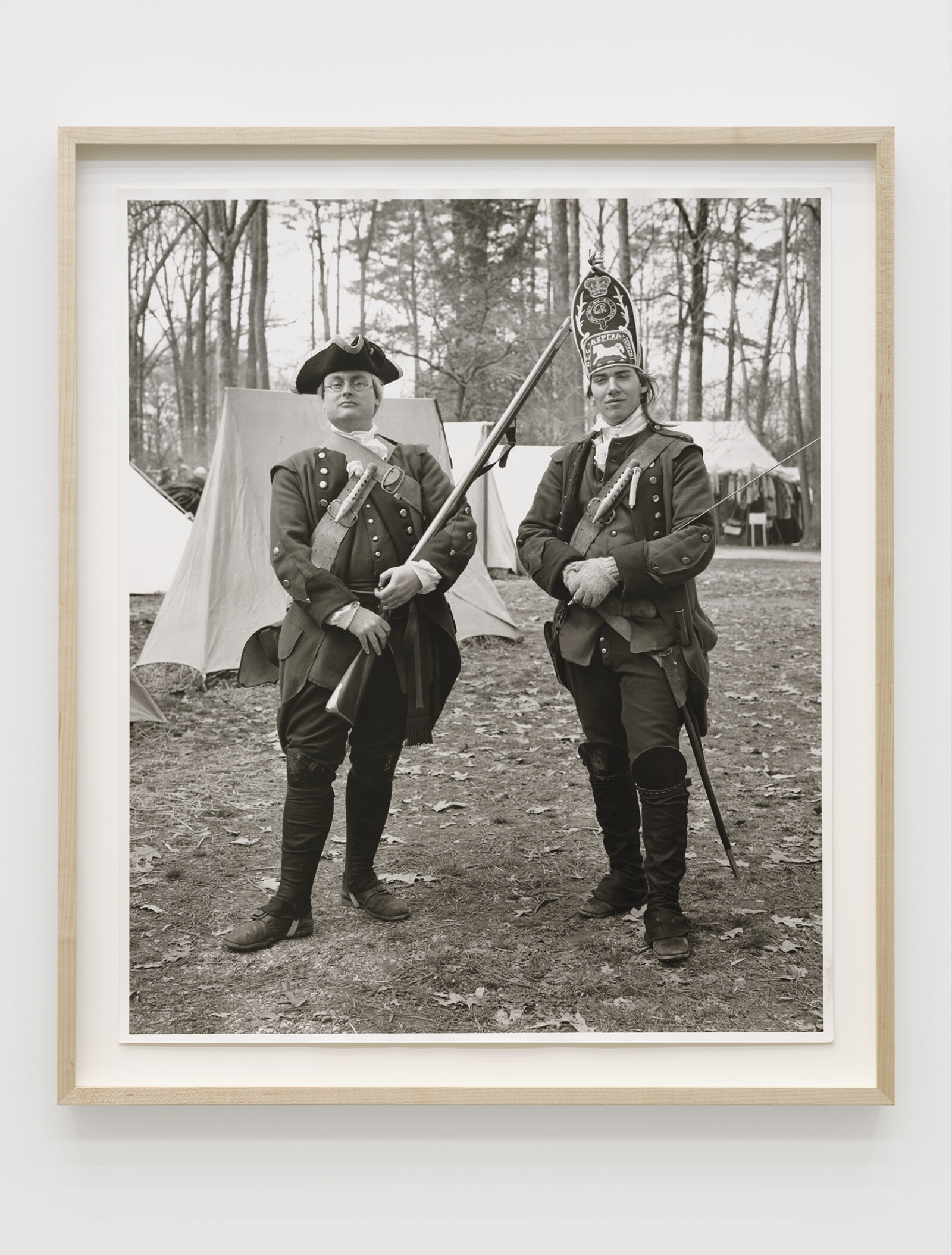 Liz Magor, A Pair - Royal Americans, 1994, silver print, 27 x 24 in. (69 x 60 cm)