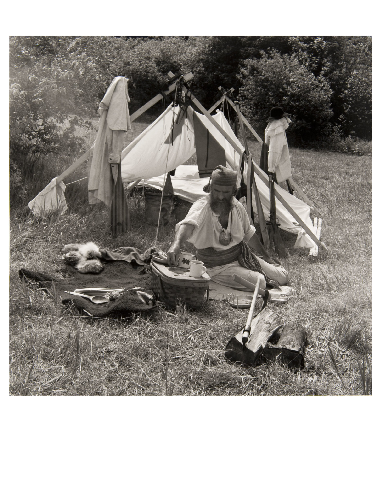 Liz Magor, Camping Portfolio, 2002, 10 silver gelatin prints, each 20 x 16 in. (51 x 41 cm)