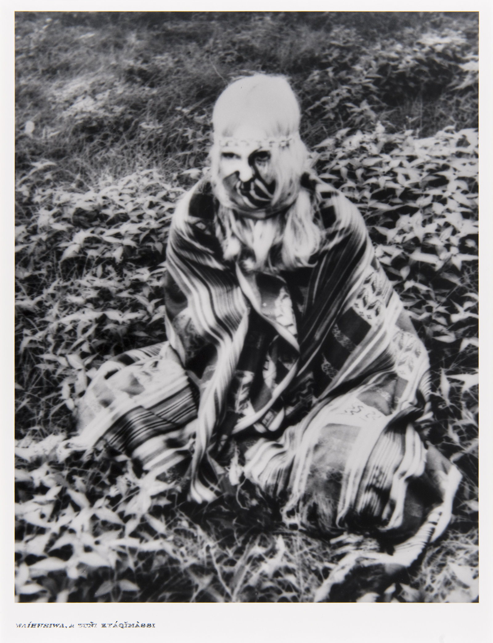 Liz Magor, Waihusiwa A Tuni Kyaquimassi from Field Work, 1989, selenium toned silver gelatin print, 20 x 16 in. (51 x 41 cm)