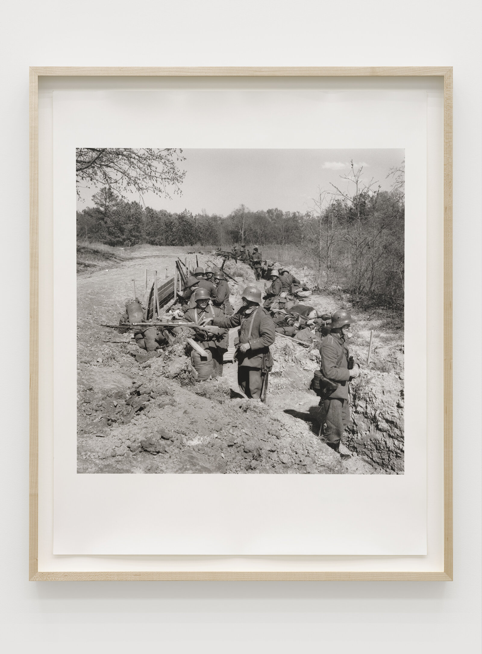 Liz Magor, WW I Portfolio (detail), 1996, 9 silver gelatin prints, each 22 x 18 in. (56 x 46 cm)