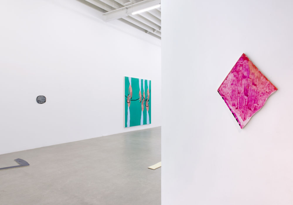 ​Elizabeth McIntosh, Monique Mouton, Silke Otto-Knapp, installation view, Catriona Jeffries, 2017 ​ by 
