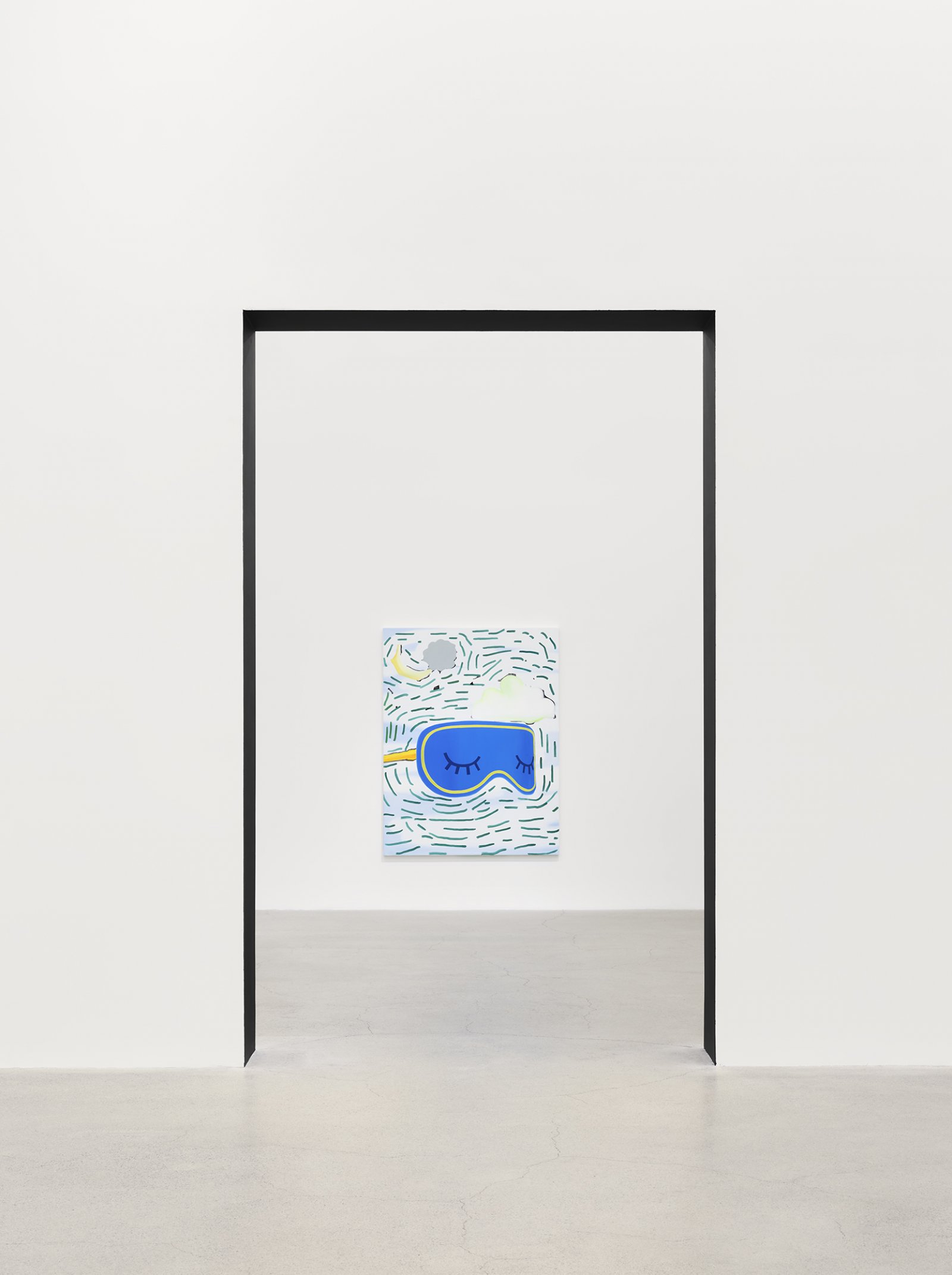 Elizabeth McIntosh, Blue Light, 2020, oil on canvas, 66 x 51 in. (168 x 130 cm) by Elizabeth McIntosh