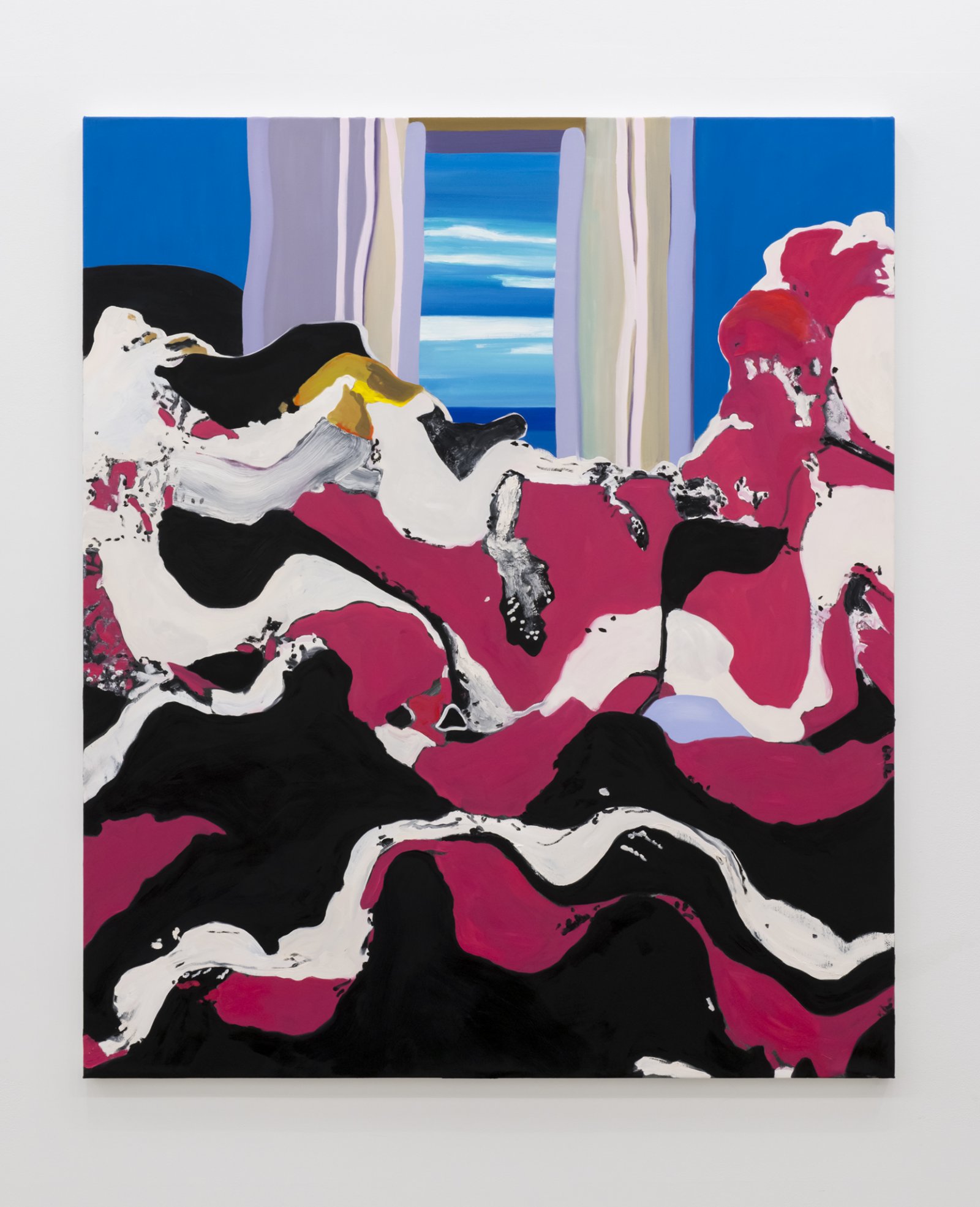 Elizabeth McIntosh, Window, 2017, oil on canvas, 69 x 58 in. (175 x 147 cm) by Elizabeth McIntosh
