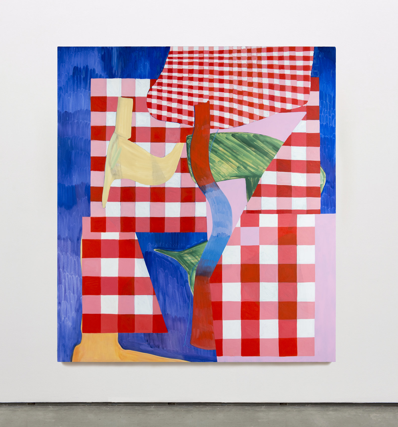 Elizabeth McIntosh, Girlfriend, 2013, oil on canvas, 85 x 75 in. (216 x 191 cm)