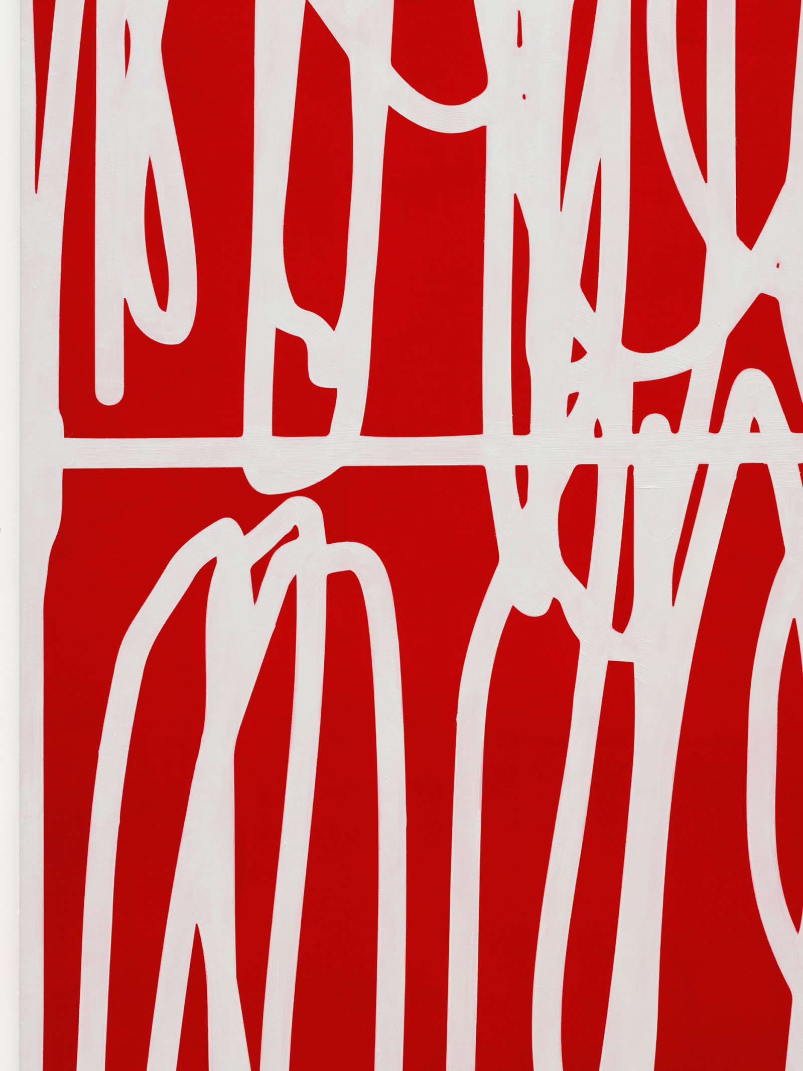 Elizabeth McIntosh, Reflect (detail), 2023, oil and flashe on canvas, 73 x 67 in. (185 x 170 cm)