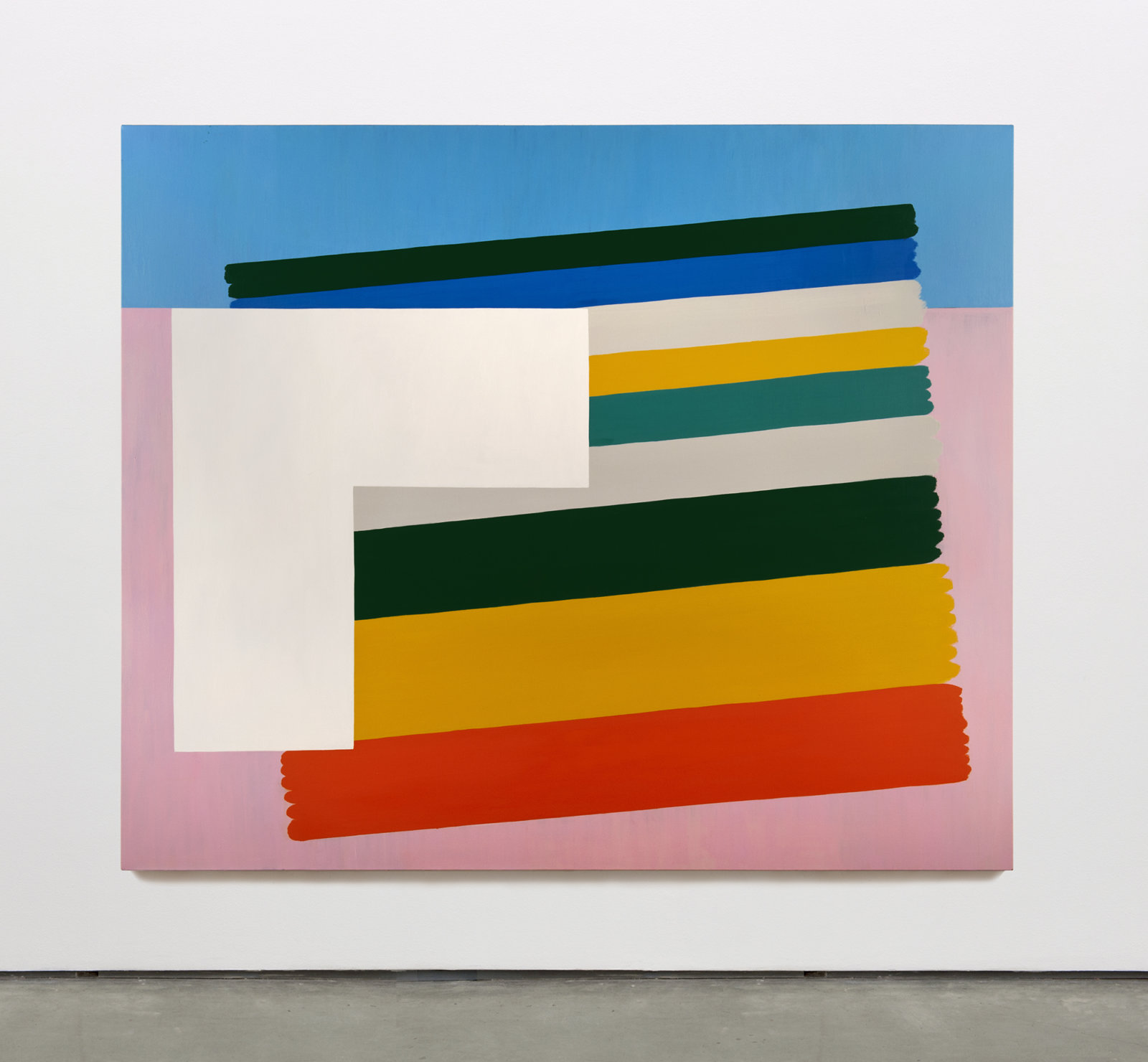 Elizabeth McIntosh, The Escape, 2012, oil on canvas, 75 x 90 in.  (191 x 229 cm)