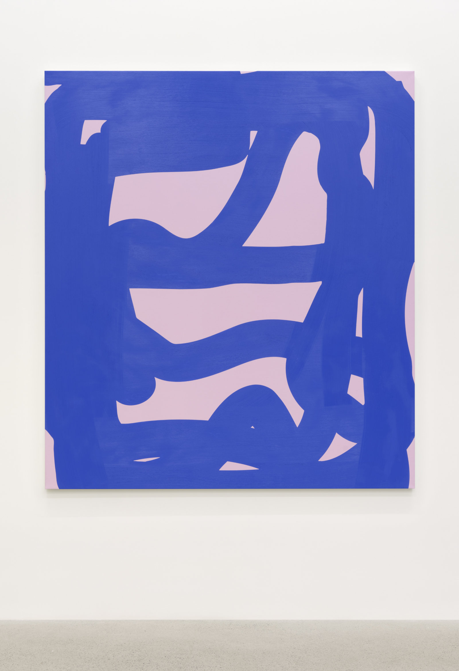 Elizabeth McIntosh, Work Out, 2023, oil and acrylic on canvas, 69 x 61 in. (175 x 155 cm)