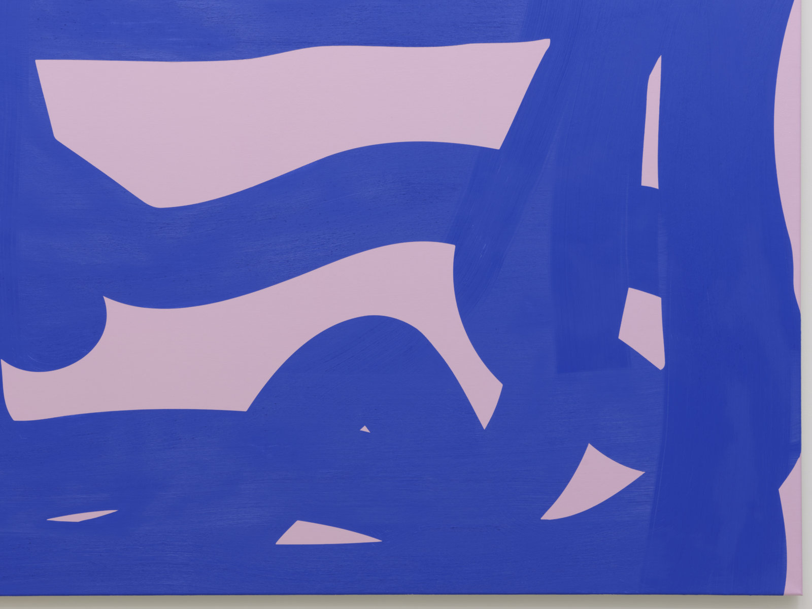 Elizabeth McIntosh, Work Out (detail), 2023, oil and acrylic on canvas, 69 x 61 in. (175 x 155 cm)