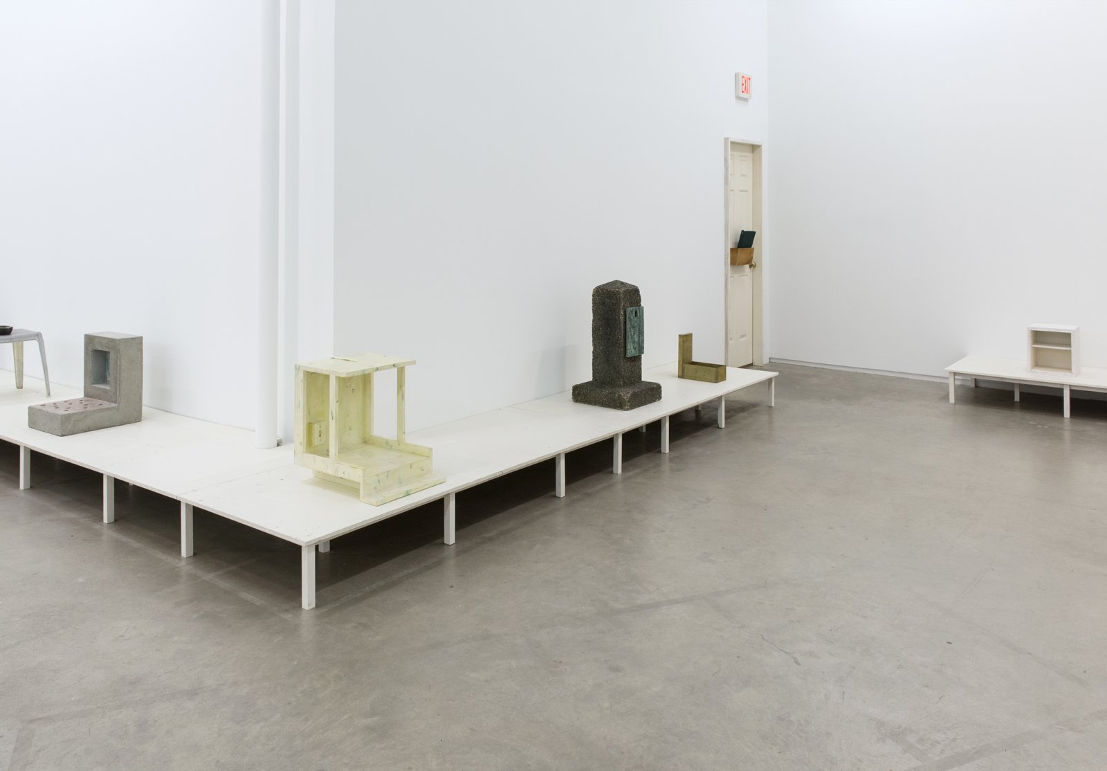 Gareth Moore, installation view, Household Temple Yard, Catriona Jeffries, 2013  by Ashes Withyman