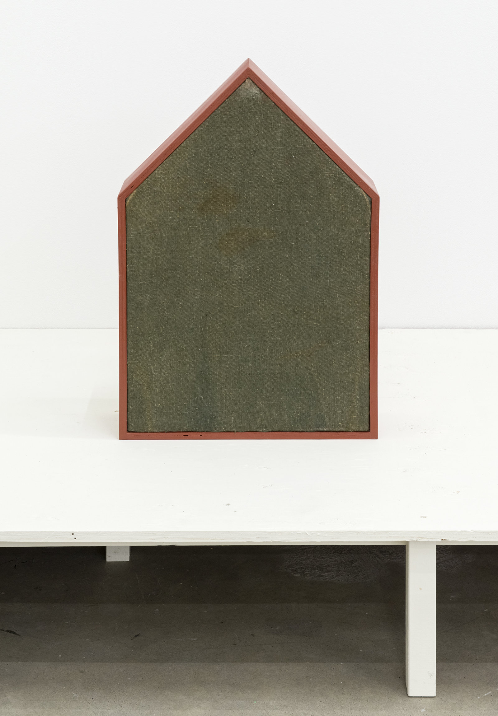 Ashes Withyman, WP-04 sP, 2013, hay, wood, guitar case fabric, paint, twine, 24 x 16 x 8 in. (61 x 41 x 20 cm)  