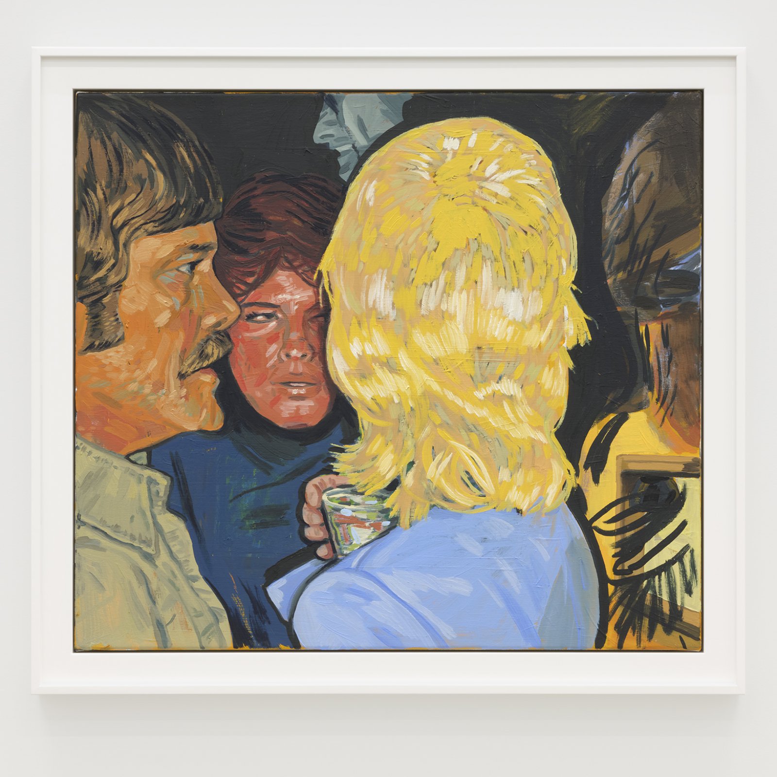 ​Damian Moppett, Small Party, 2020, oil on canvas, 30 x 33 in. (76 x 84 cm) by Damian Moppett