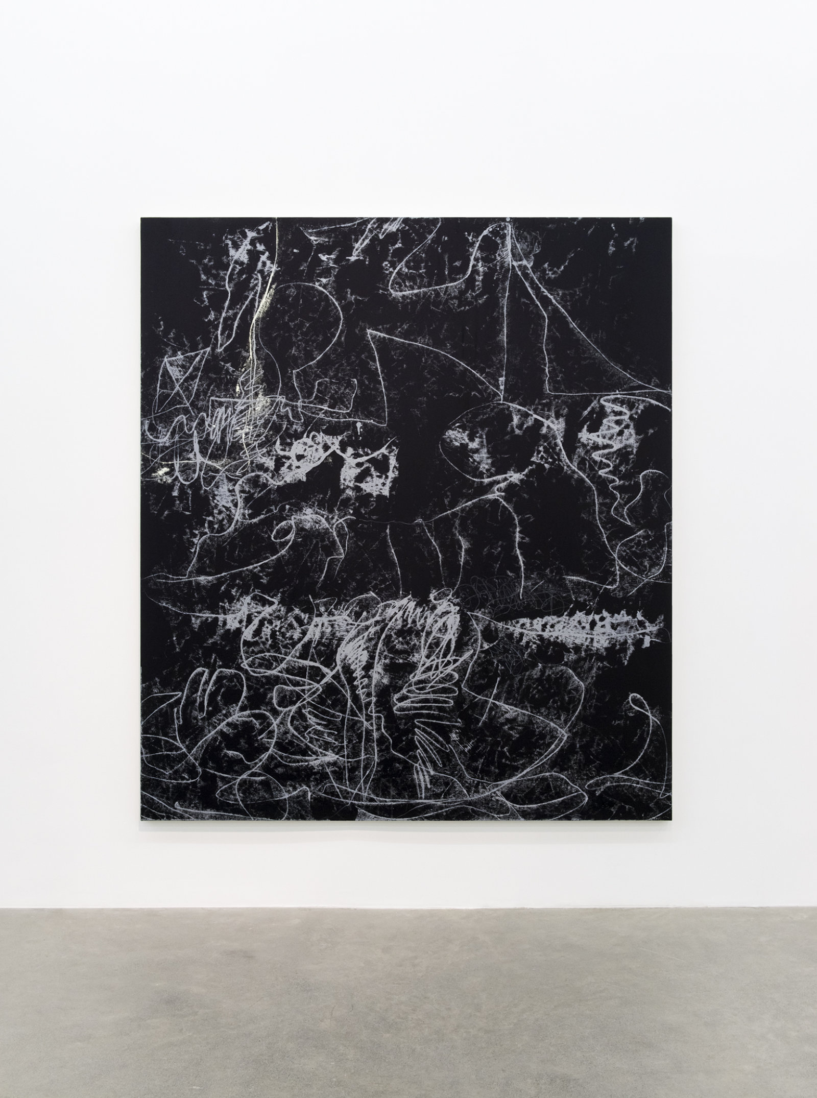 Damian Moppett, Figure Ground I, Figure Ground II, 2016, oil on canvas, 84 x 74 in. (213 x 188 cm)