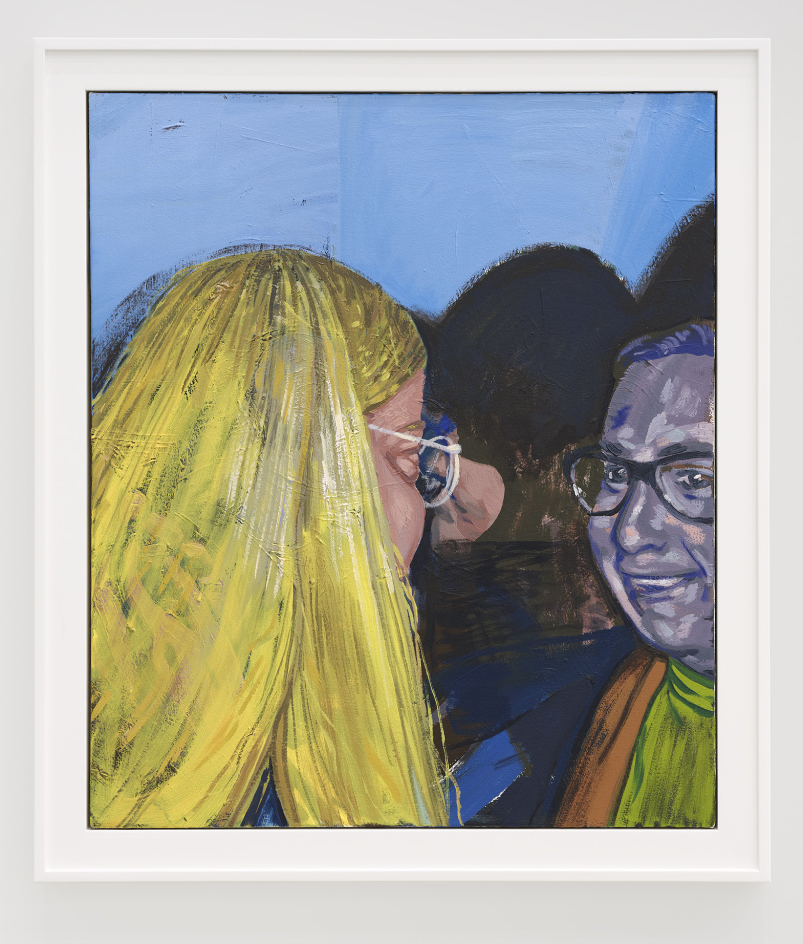 Damian Moppett, Little Blonde Head, 2020, oil on canvas, 32 x 27 in. (81 x 69 cm)