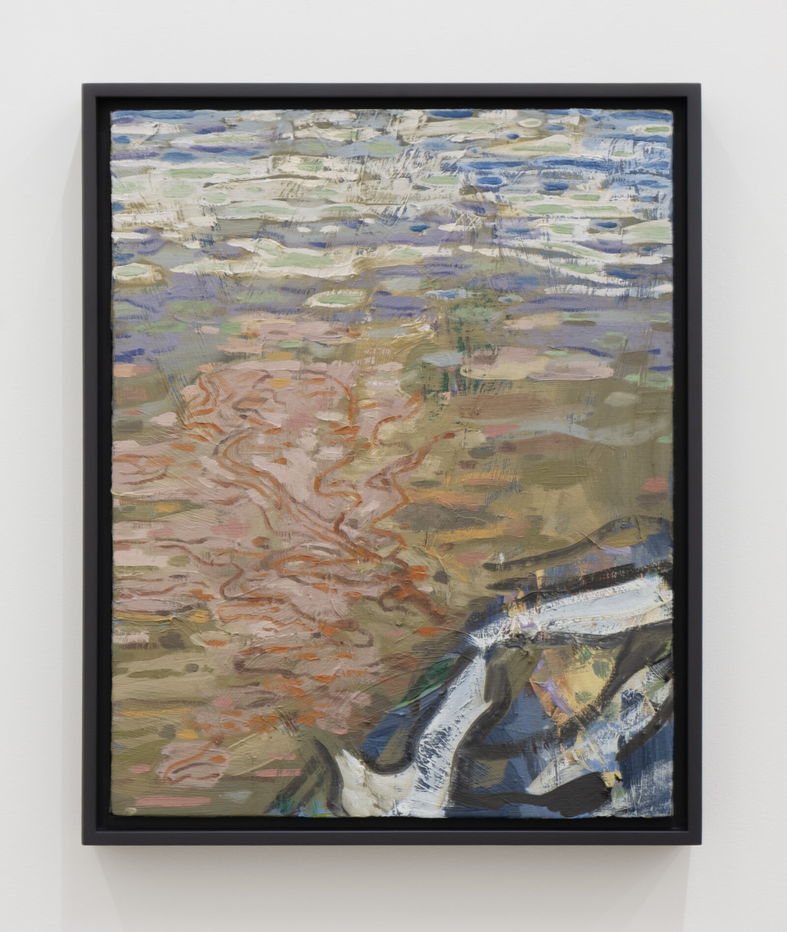 Damian Moppett, Pink Reflection, 2025, oil on linen, 22 x 18 in. (55 x 45 cm)
