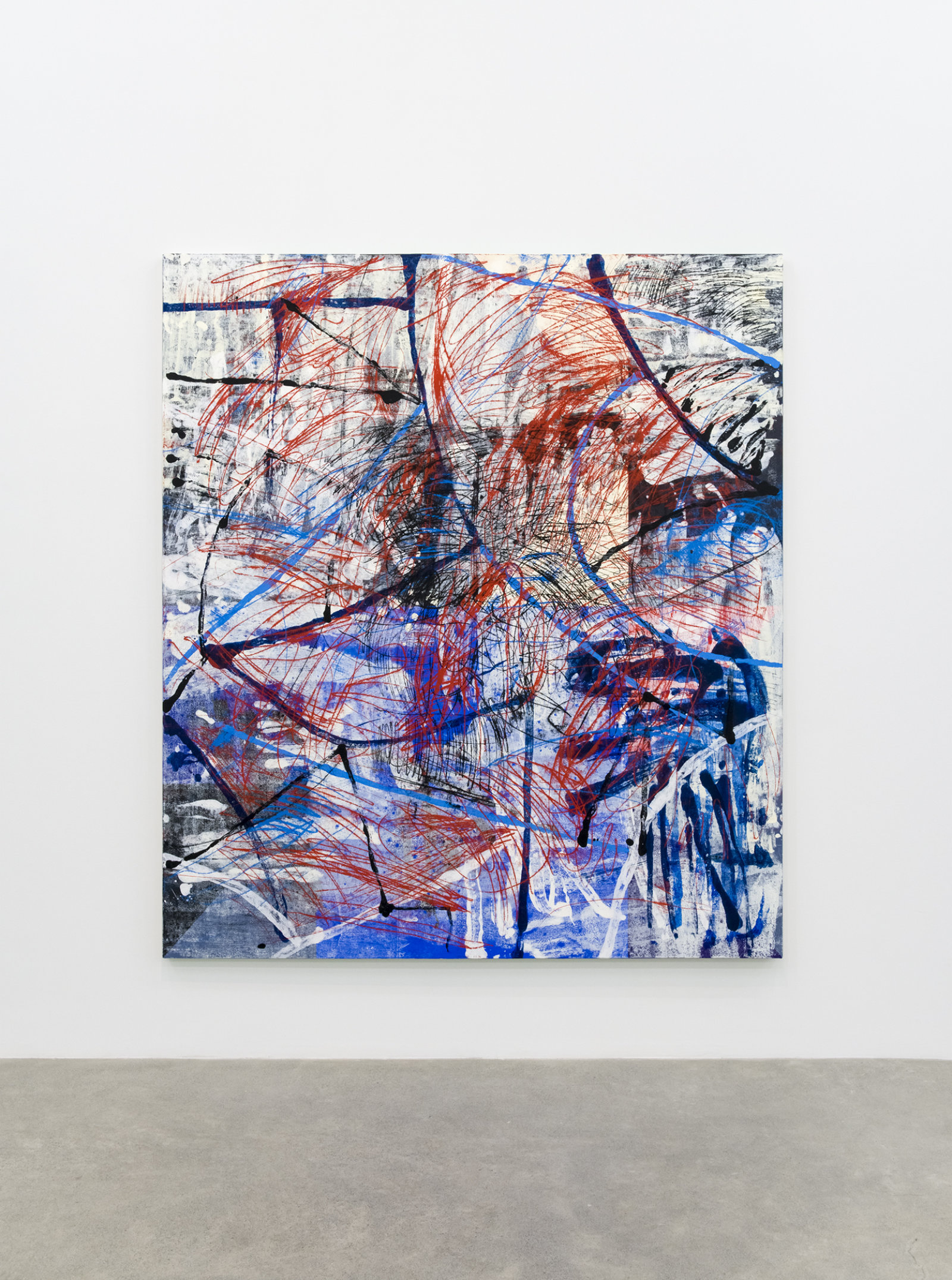 Damian Moppett, Untitled “Y”, 2016, oil on canvas, 84 x 74 in. (213 x 188 cm)
