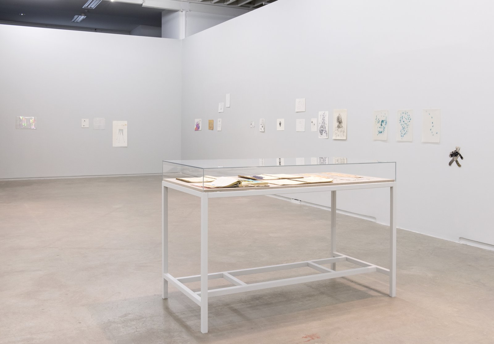 Jerry Pethick, installation view, Where Sidewalks Leap On The Table, Catriona Jeffries, 2014 ​​ by Jerry Pethick