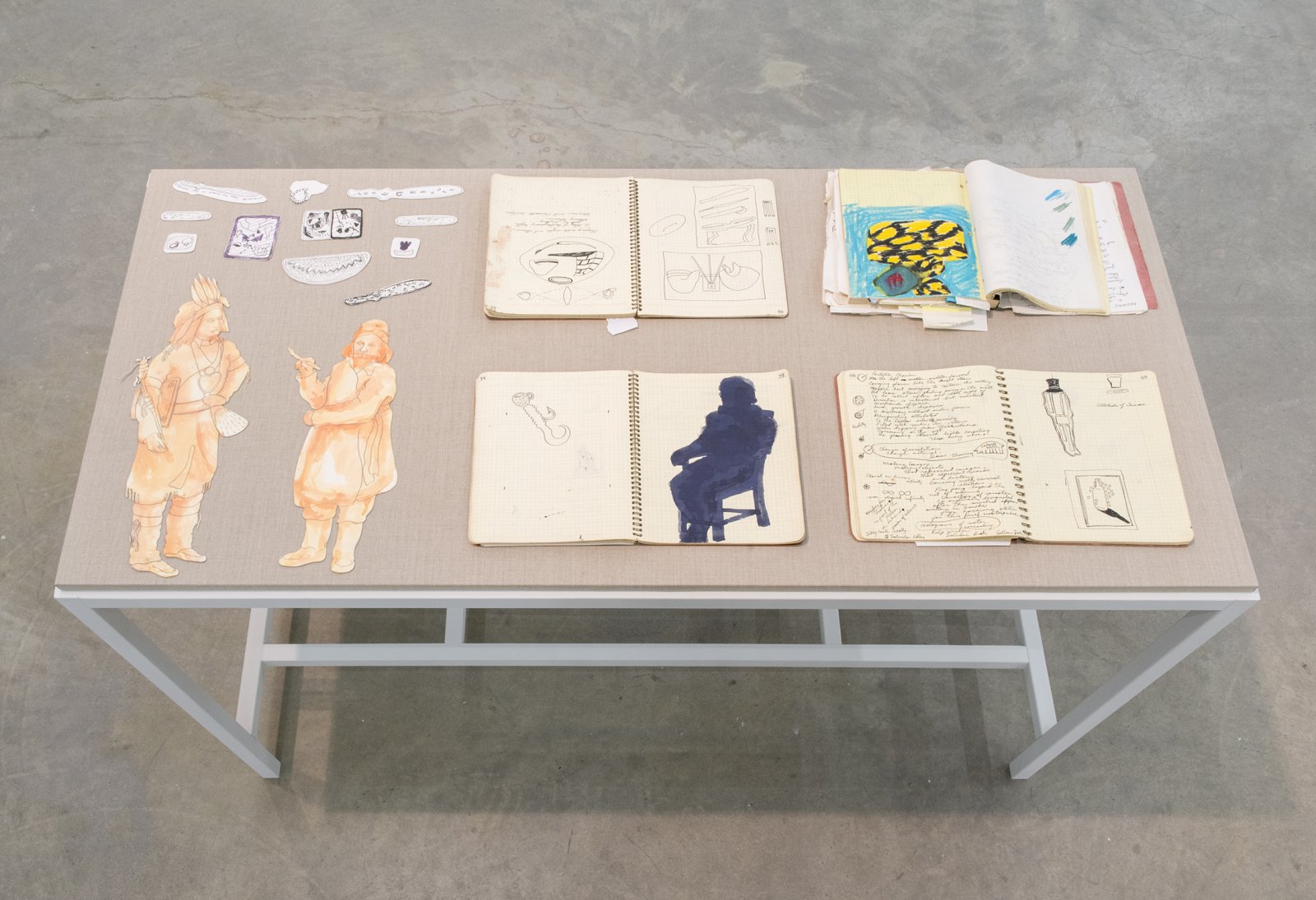 Jerry Pethick, installation view, Where Sidewalks Leap On The Table, Catriona Jeffries, 2014 ​​ by Jerry Pethick