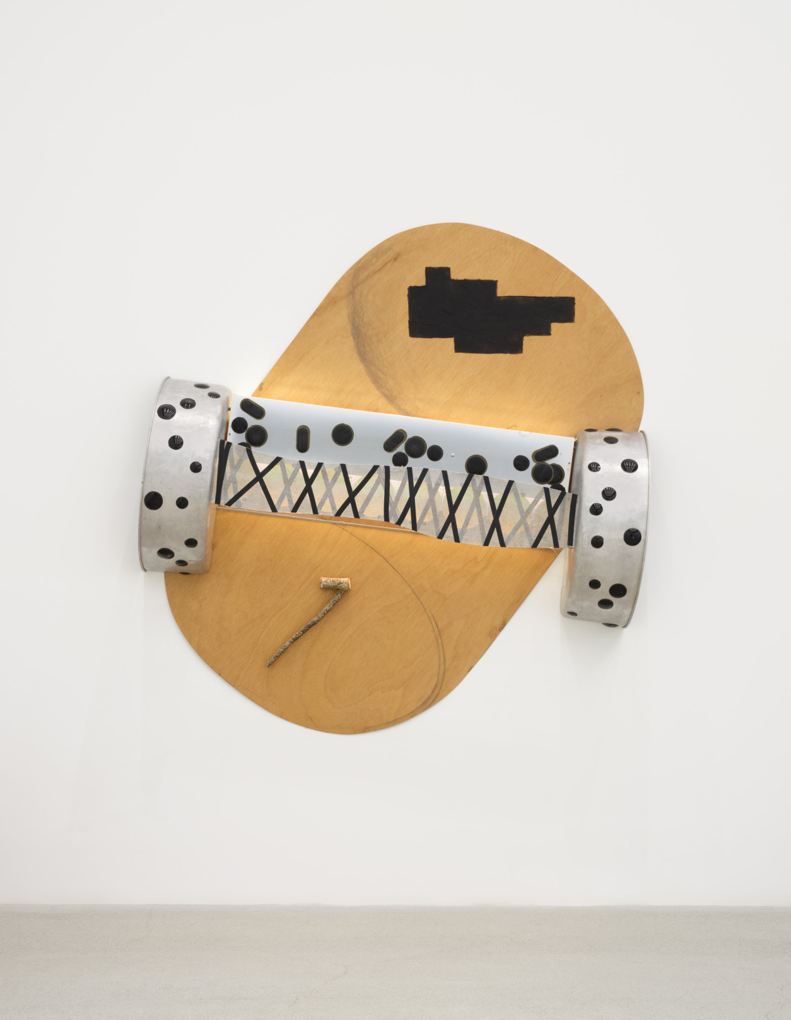Jerry Pethick, Before The End, 1995, photo array, plywood, aluminum, wood, silicone, watch glasses, Fresnel lenses, glass, fluorescent fixture, butyrate, 74 1/4 x 68 x 14 in. (189 x 173 x 36 cm)