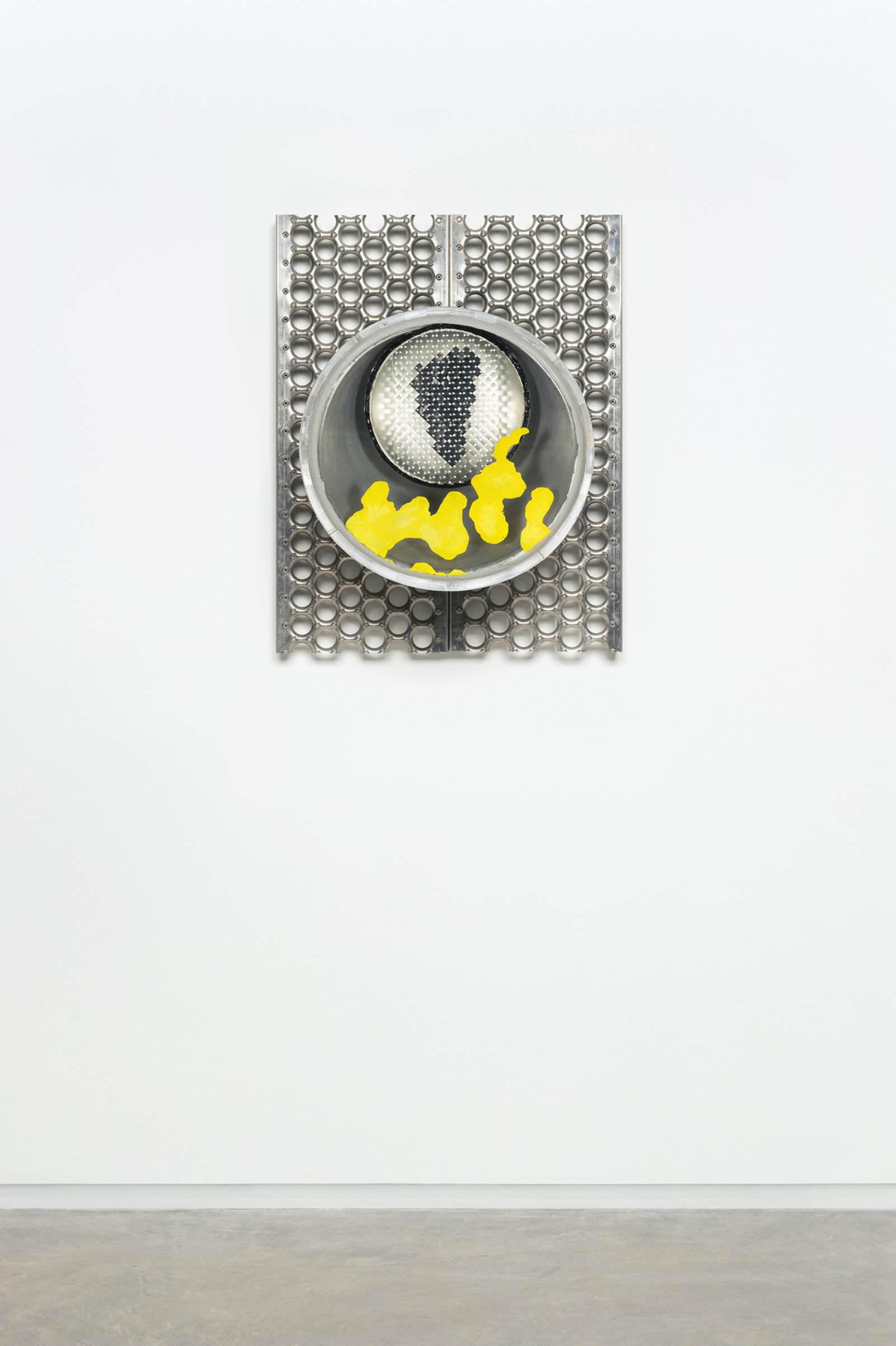 Jerry Pethick, Behind the Sun, 1993–1994, aluminum, reflectors, glass, lens sheet, silicone, 30 x 24 x 19 in. (76 x 61 x 48 cm)