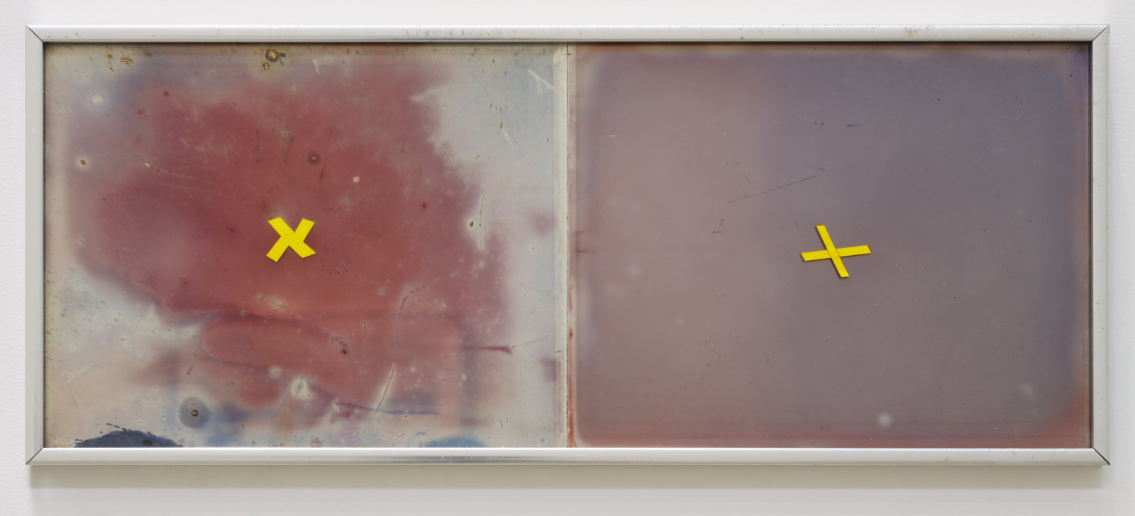 Jerry Pethick, Conjugate, 1969–1970, transmission holograms, 7 x 20 in. (18 x 51 cm)
