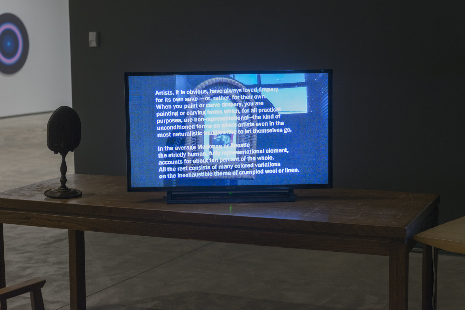 Judy Radul, Closeup, The Breakdown, 2015, monitors, high definition colour pan/tilt/zoom cameras, computer, switcher, converters, dimensions variable. Installation view, Judy	Radul:	Closeup,	The	Breakdown,	Agnes Etherington	Art	Centre,	Kingston,	ON, 2015