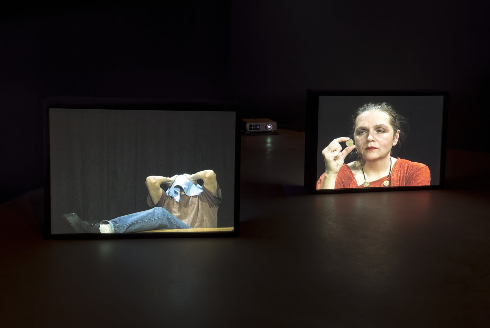 Judy Radul, In Relation to Objects, 1999, 4 channel installation, 14 minutes