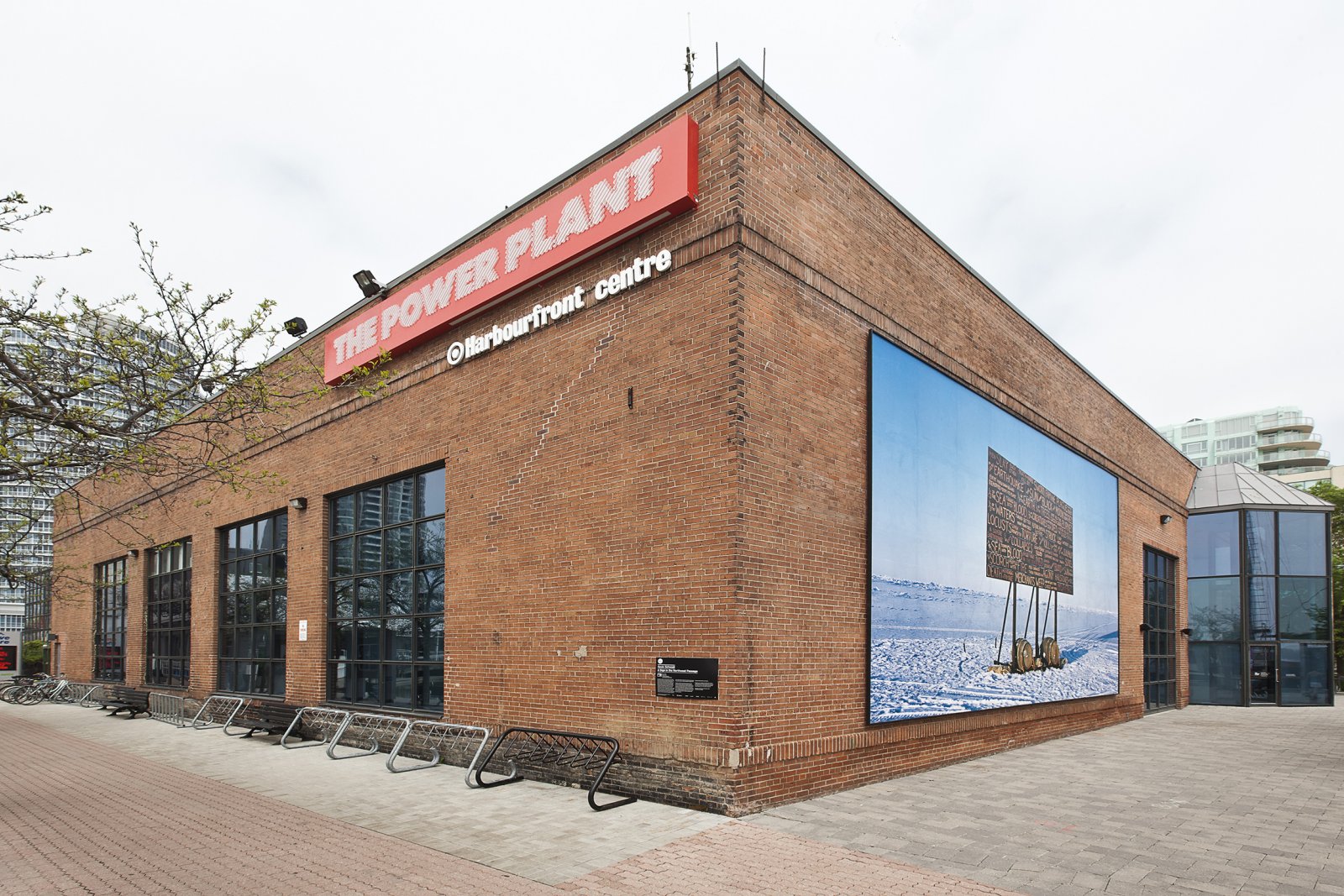 Kevin Schmidt, A Sign in the Northwest Passage (Billboard Mural), 2011, digital photo, dimensions variable. Installation view, The Power Plant, Toronto, 2011