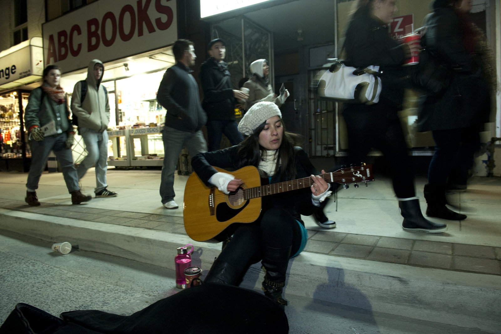 Kevin Schmidt, Will You Love Me Tomorrow?, 2011, performance, 12 hours. Documentation, Nuit Blanche, Toronto, 2011