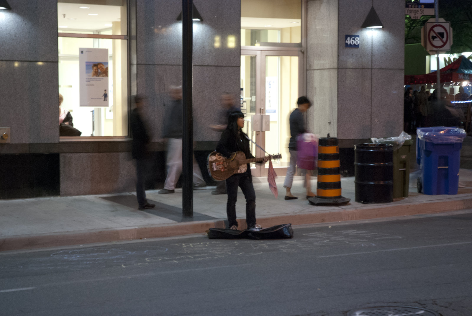 Kevin Schmidt, Will You Love Me Tomorrow?, 2011, performance, 12 hours. Documentation, Nuit Blanche, Toronto, 2011