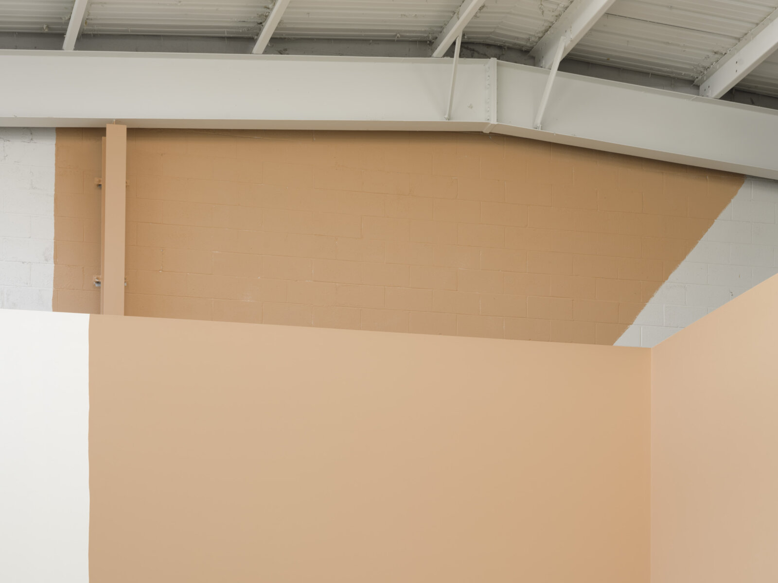 Jessica Stockholder, Cargo (detail), 2025, plastic webbing, cloth webbing, thread, plastic, acrylic paint, hardware, dimensions variable