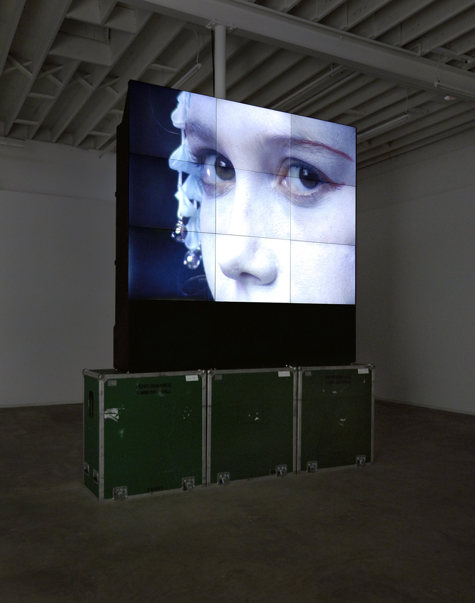 ​Ron Terada, Voight Kampff, 2008, single channel blu-ray DVD: 2 minutes, edition of 4, dimensions variable by Ron Terada