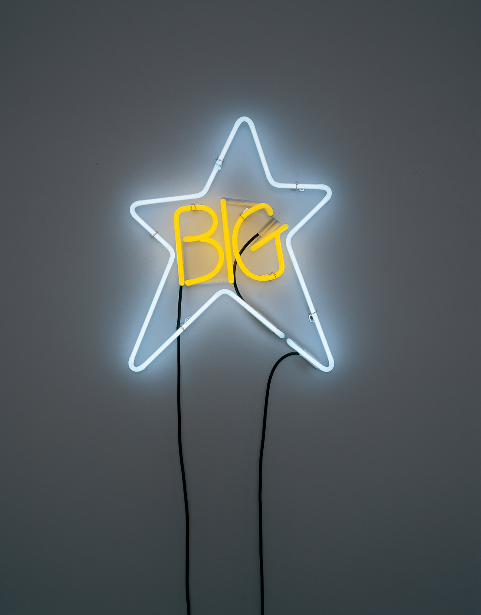 Ron Terada, Big Star, 2003, neon, 24 x 19 in. (61 x 48 cm)
