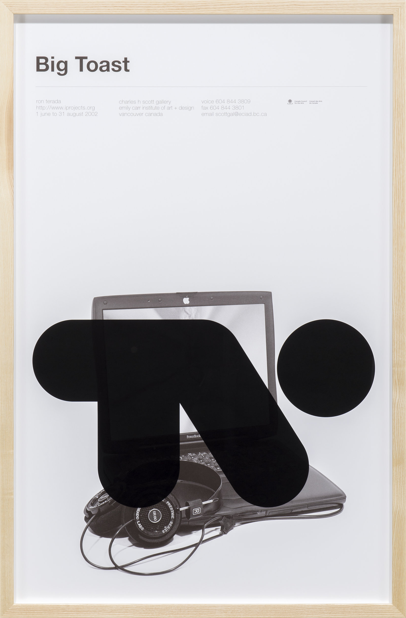 Ron Terada, Big Toast Logo #10, 2016, inkjet print on offset printed poster, 34 x 22 in. (86 x 56 cm)
