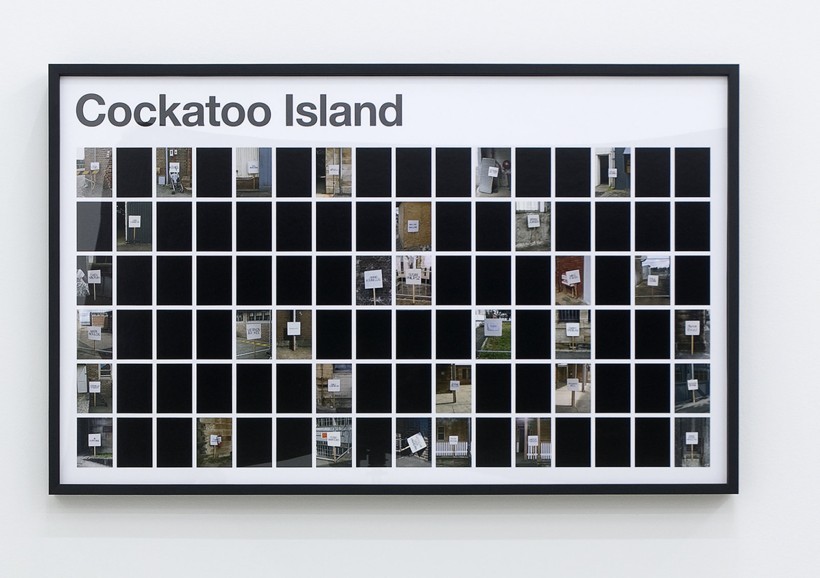 Ron Terada, Cockatoo Island, 2009, pigment ink print on archival paper, 26 x 42 in. (66 x 107 cm)
