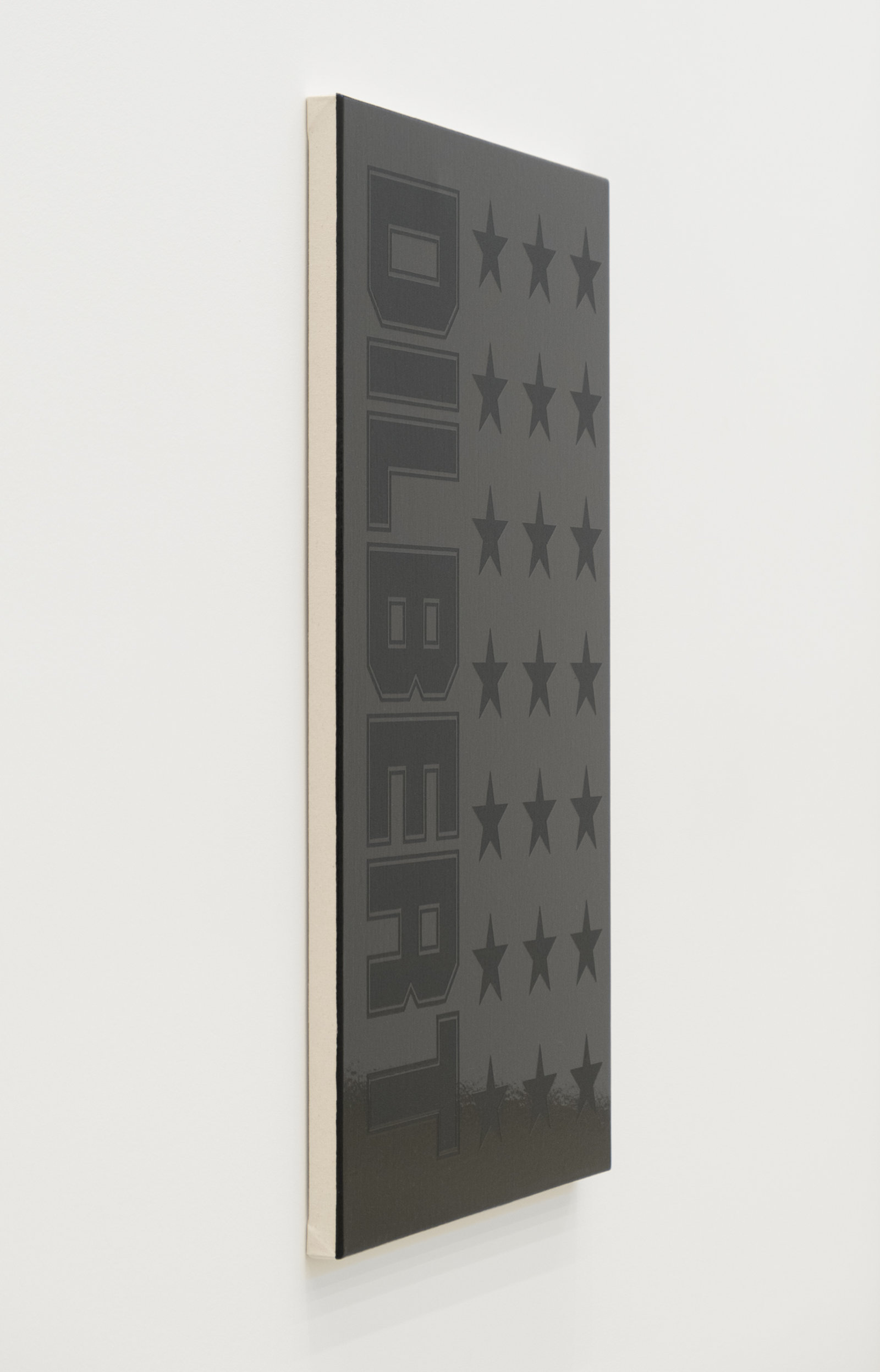 Ron Terada, Dilbert, 2023, acrylic on canvas, 36 x 24 in. (91 x 61 cm)