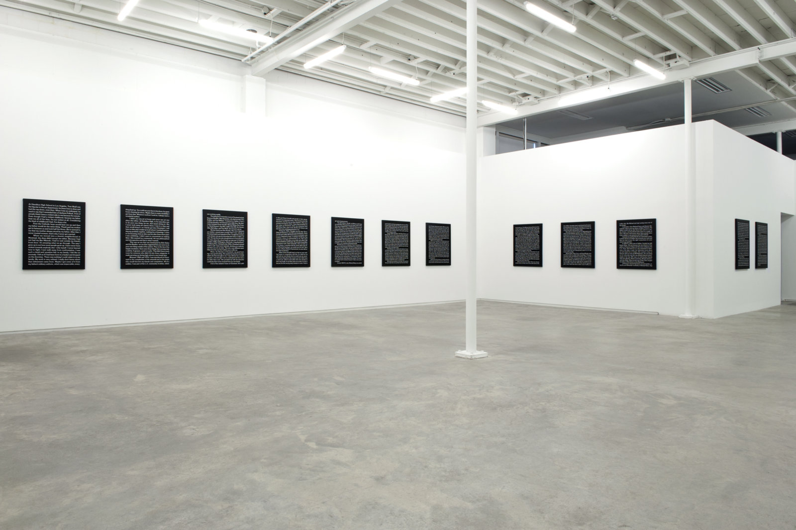 Ron Terada, installation view, Jack, Catriona Jeffries, 2011