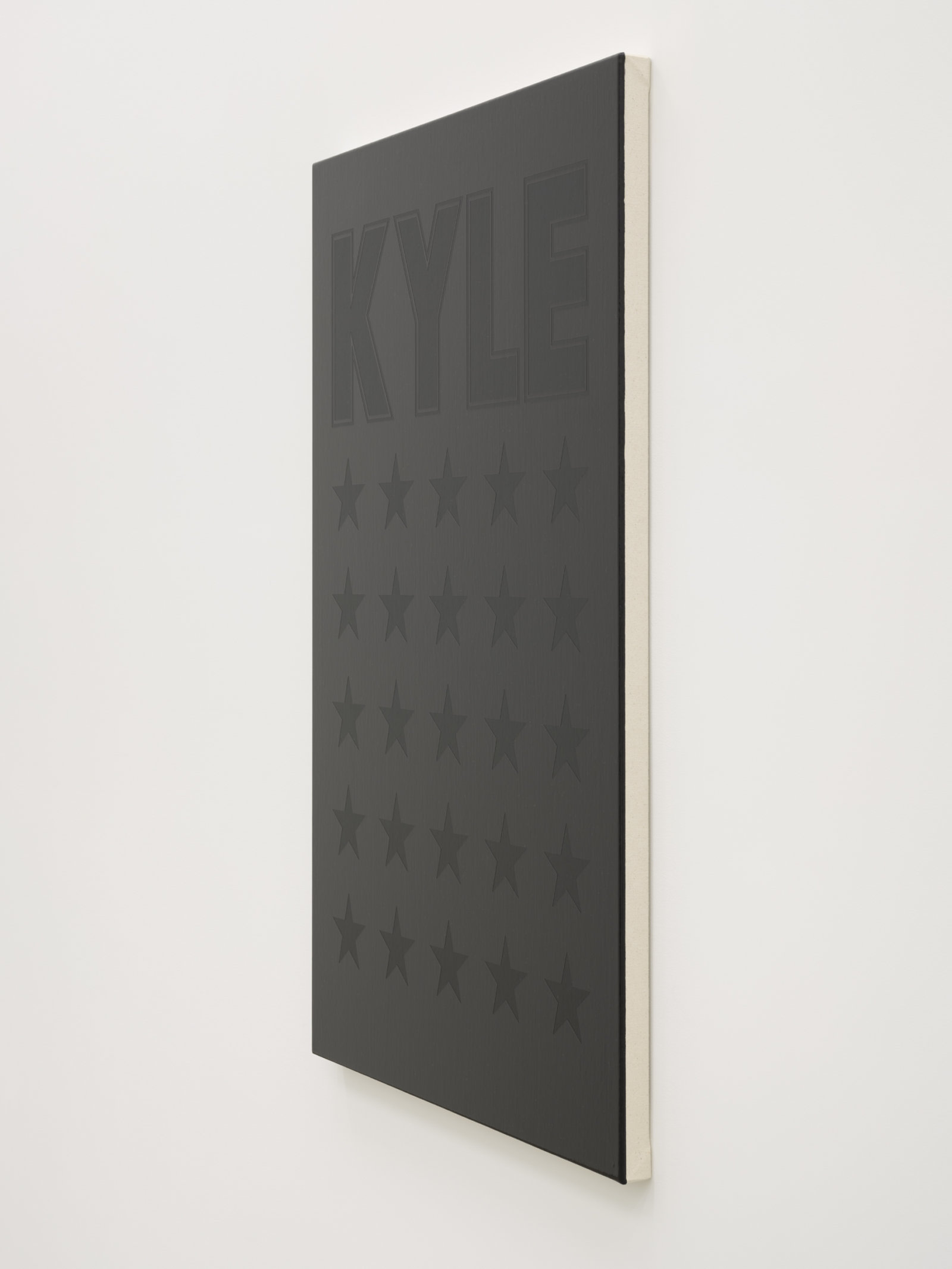 Ron Terada, Kyle, 2023, acrylic on canvas, 36 x 24 in. (91 x 61 cm)