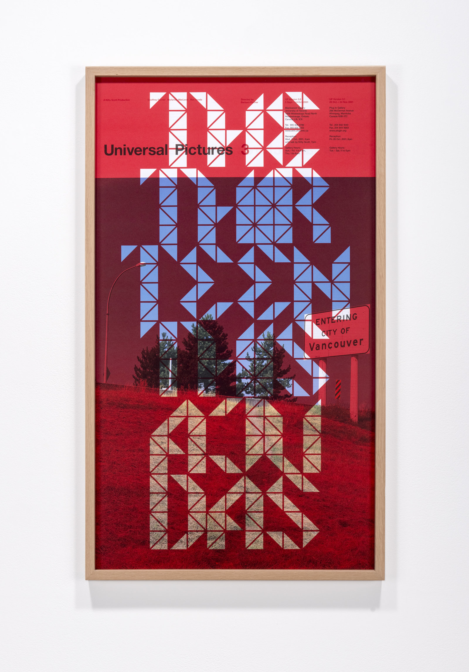 Ron Terada, THE THIRTEENTH IS A JUDAS, 2015, inkjet print on offset printed poster (2001), 35 x 20 in. (89 x 51 cm)