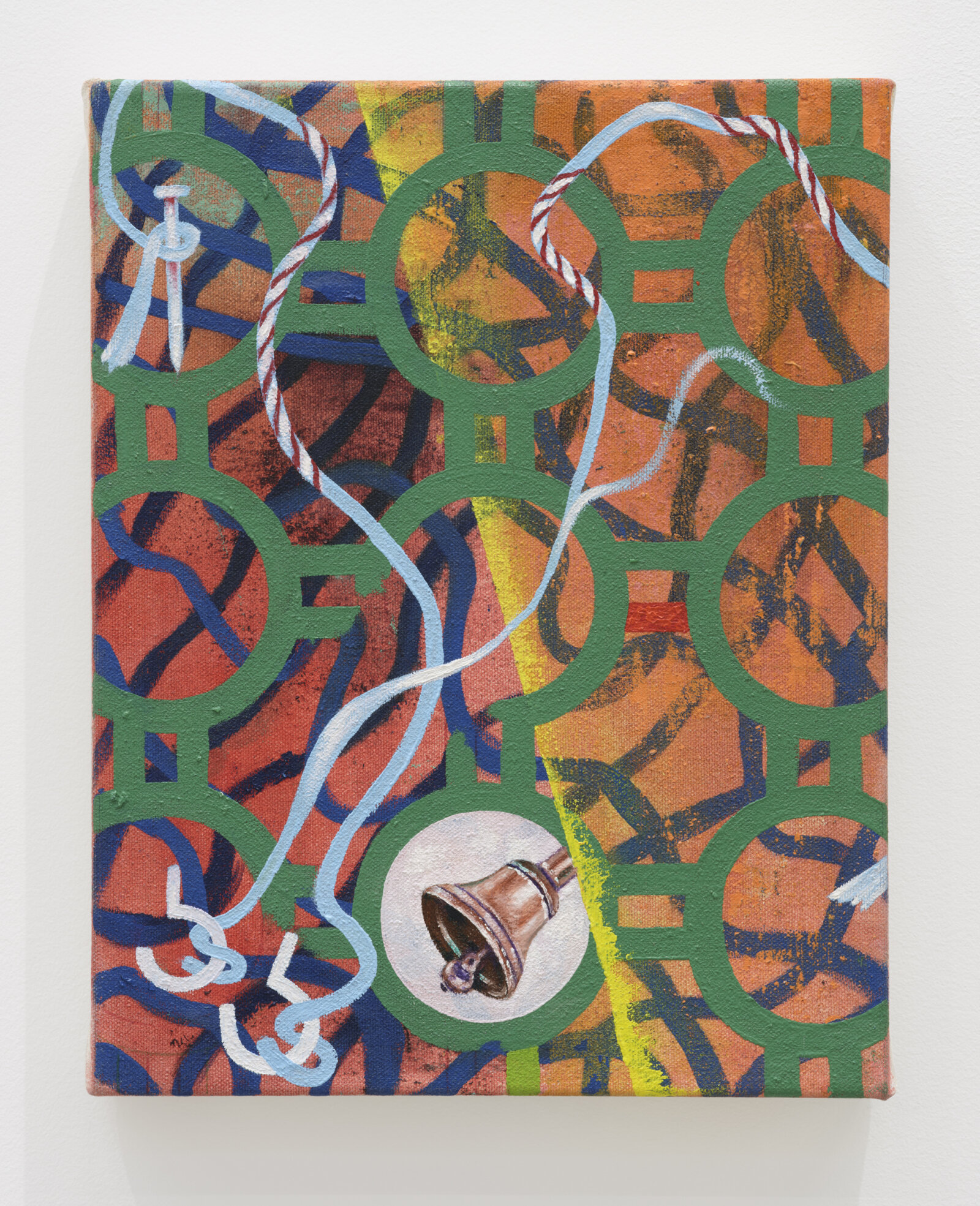 Chukwudubem Ukaigwe, Out to Launch, 2023, oil on canvas, 14 x 11 in. (36 x 28 cm)