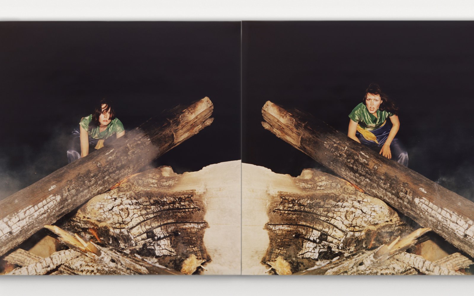 Ian Wallace, Hypnerotomachia (the Fire) (detail), 1977, 4 c-prints, 29 x 116 in. (74 x 295 cm)