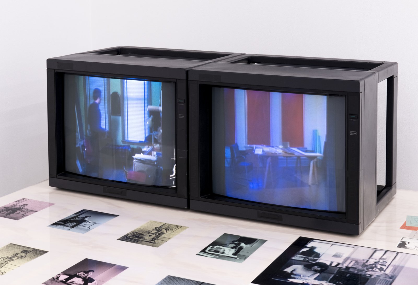 Ian Wallace, Studio Work, 1979, 2 channel video, 3/4 inch video transferred to DVD